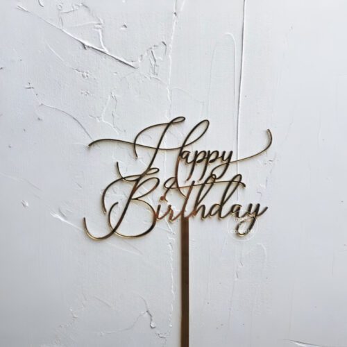Happy Birthday Cake Topper